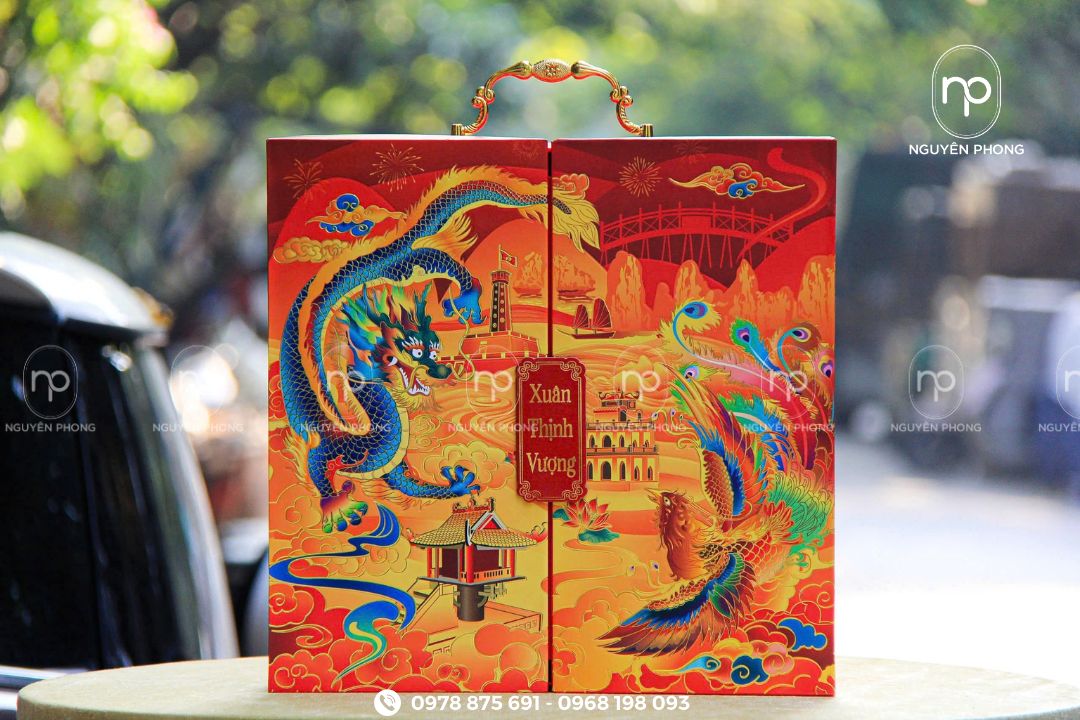 Chất liệu hộp quà Tết – Cứng cáp, sang trọng, thân thiện môi trường
